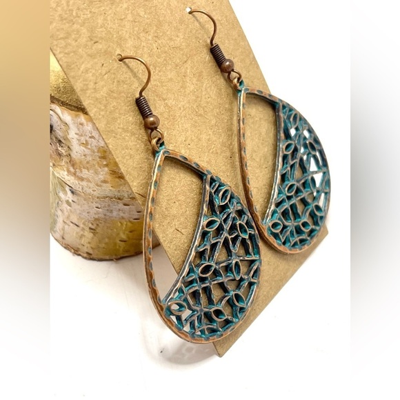 Independent Jewelry - NEW INVENTORY! Teardrop Patina Finished Antiqued Copper.​​